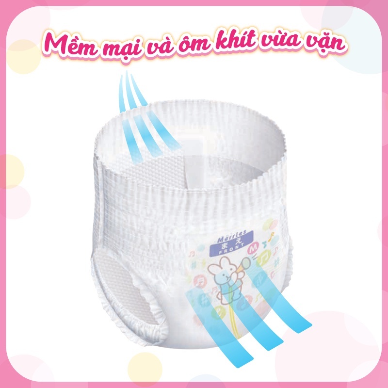 Tã/bỉm quần Merries size XL - 38 miếng (dành cho bé từ 12 - 20kg) mới