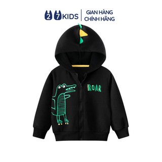 Áo khoác nỉ bé trai dài tay 27Kids áo ấm da cá lót nỉ bông nam cho trẻ từ 2-10 tuổi BLCO2