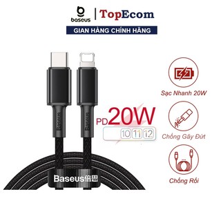 Cáp Sạc Nhanh Baseus 20W CATLGD Dây Bọc Dù Cho Iphone 11 I Phone 12 Pro XS Max XR X Macbook Ipad Mini - TopEcom