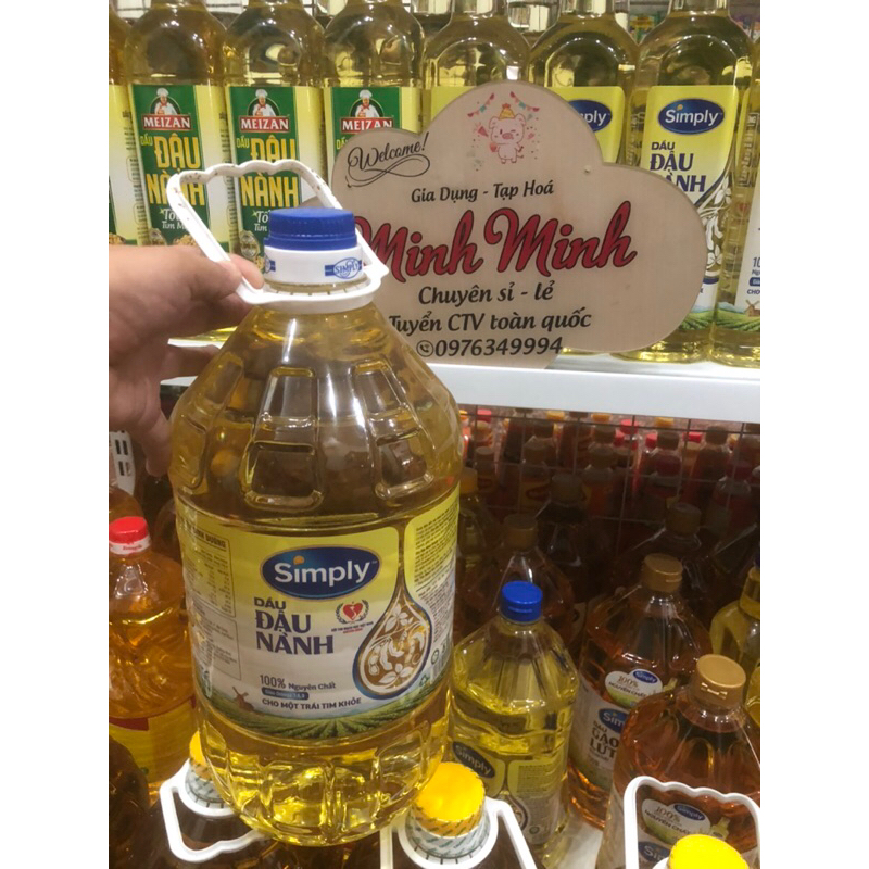 Dầu Ăn Simply Đậu Nành can 5L