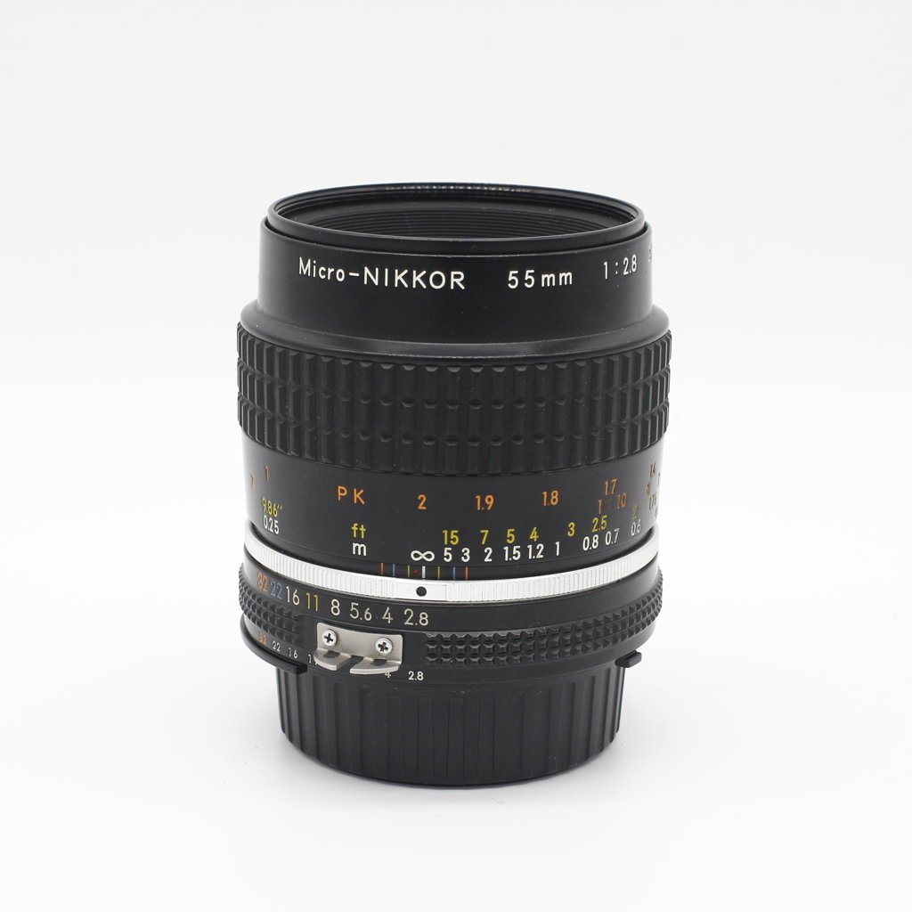 Ống kính máy ảnh Nikon 55f2.8 AIS Micro  - TẶNG KÈM ĐỦ CAP TRƯỚC SAU