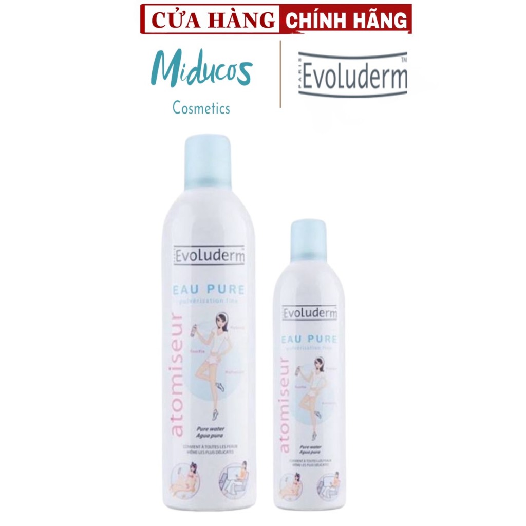 Xịt Khoáng Evoluderm 150/500ml Pháp