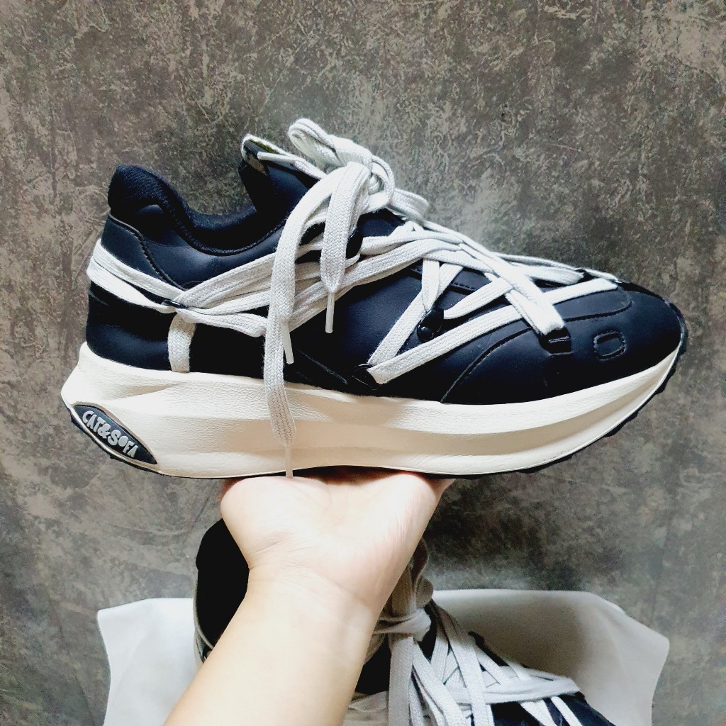 2hand  Giày phối dây Cat&Sofa siêu ngầu