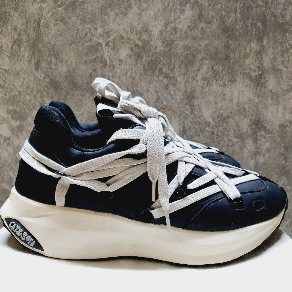 2hand  Giày phối dây Cat&Sofa siêu ngầu