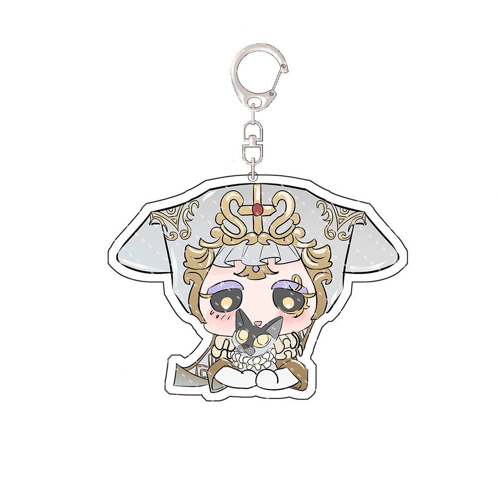 Móc khóa in hình IDENTITY V ver VÒNG NGUYỆT QUẾ game anime chibi mica trong acrylic quà tặng xinh xắn