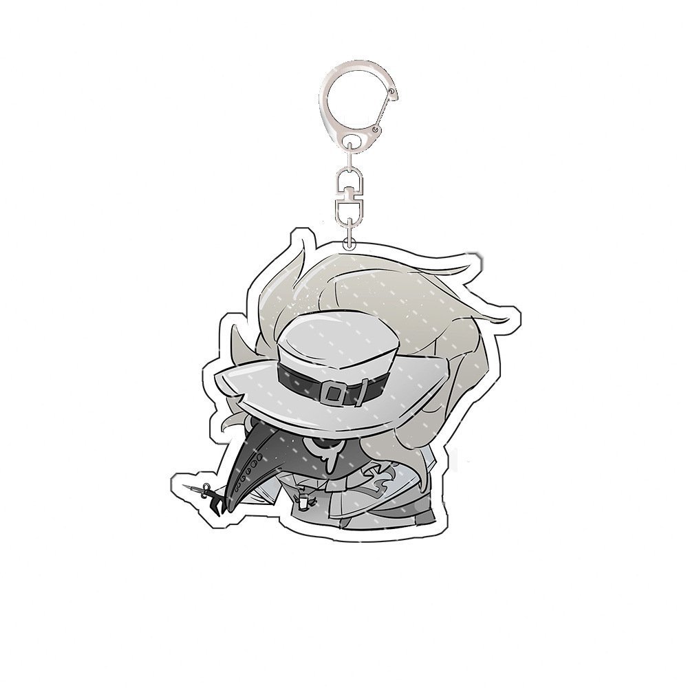 Móc khóa in hình IDENTITY V ver VÒNG NGUYỆT QUẾ game anime chibi mica trong acrylic quà tặng xinh xắn