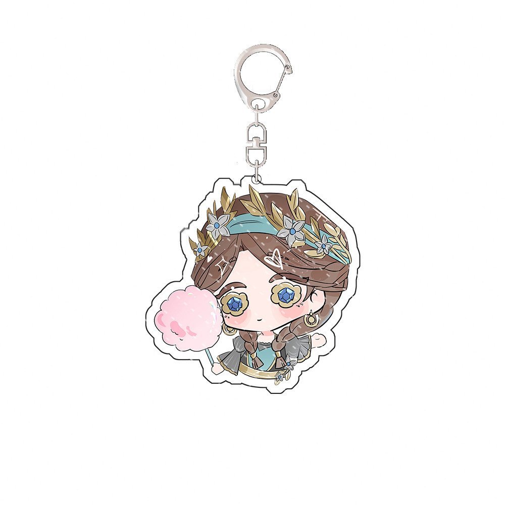 Móc khóa in hình IDENTITY V ver VÒNG NGUYỆT QUẾ game anime chibi mica trong acrylic quà tặng xinh xắn