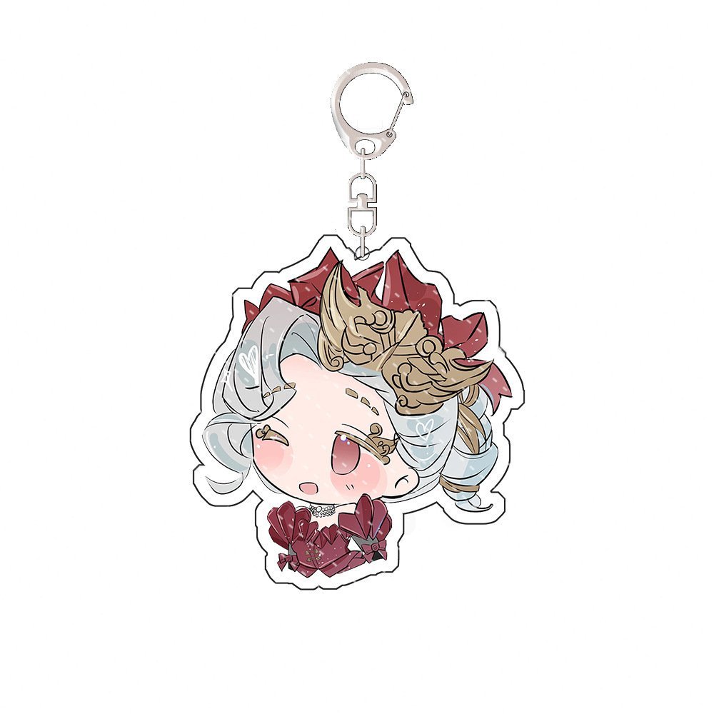 Móc khóa in hình IDENTITY V ver VÒNG NGUYỆT QUẾ game anime chibi mica trong acrylic quà tặng xinh xắn