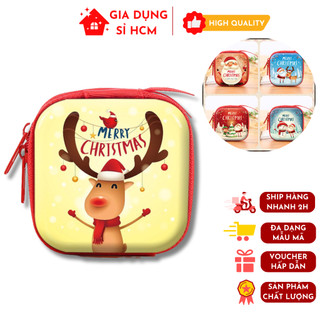 Ví Đựng Tiền Xu, Tiền Lẻ Hình Noel Đáng Yêu, Dễ Thương Dành Cho Bé