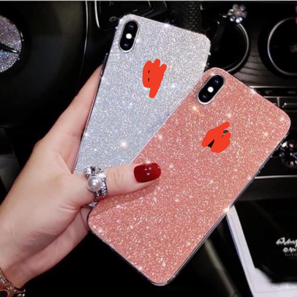 Miếng dán nhũ cho IP lấp lánh cực sang cực dễ dán bo viền