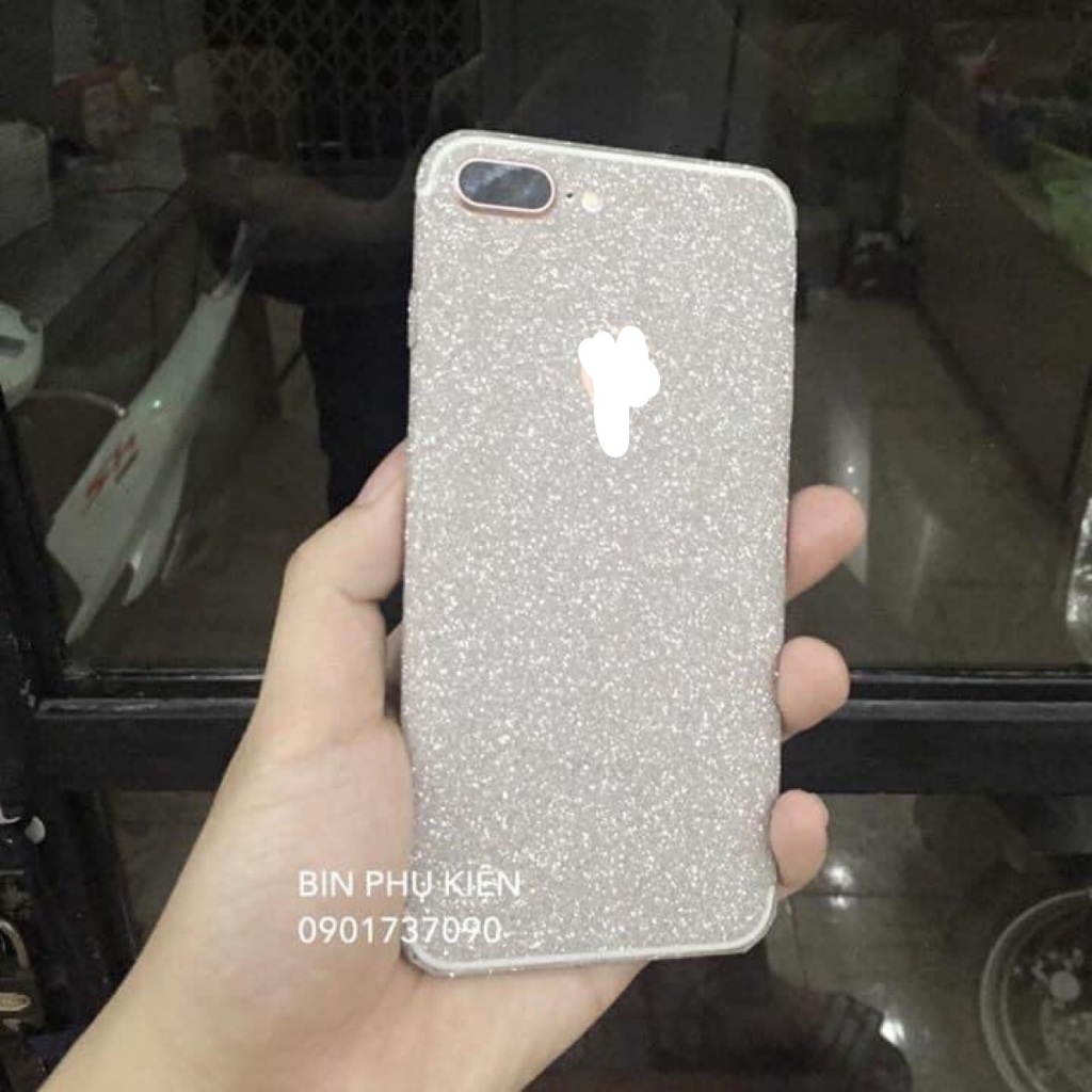 Miếng dán nhũ cho IP lấp lánh cực sang cực dễ dán bo viền