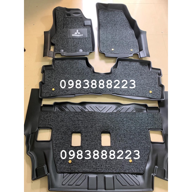 Thảm sàn nhựa khuôn form tràn viền bậc chân Mitsubishi Xpander