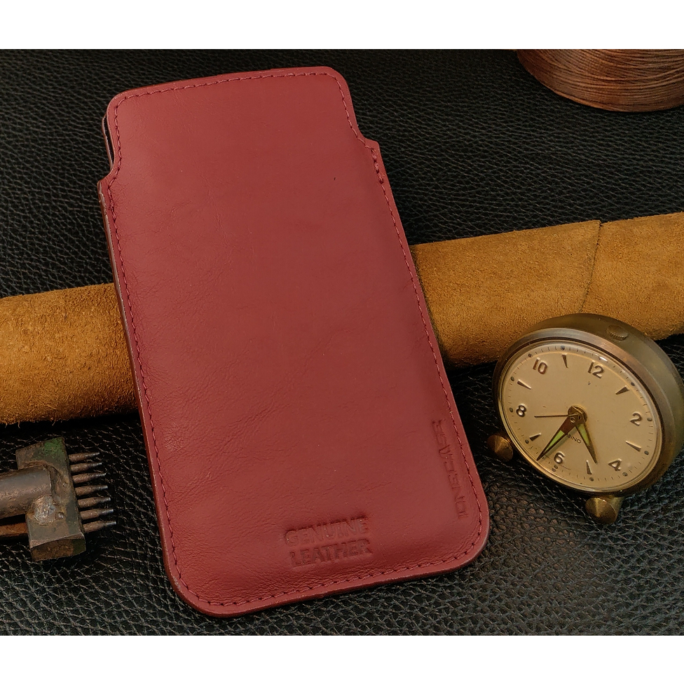 Bao da rút IONECASE iphone 17 Pro Max 16 Pro Max 15 Pro Max 14 Pro Max 13 Pro Max Da Bò Thật mẫu 4