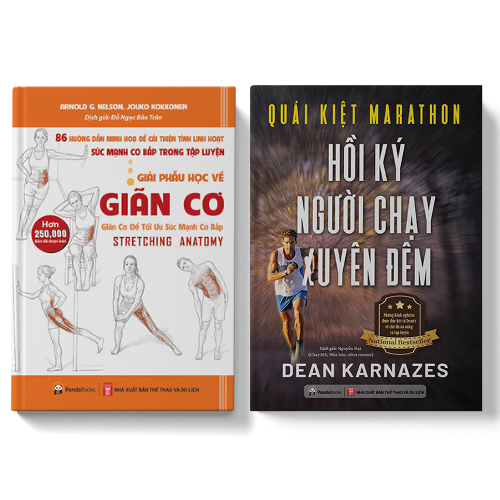 Sách PANDA Combo 2 cuốn Quái kiệt marathon+Giải phẫu học về giãn cơ