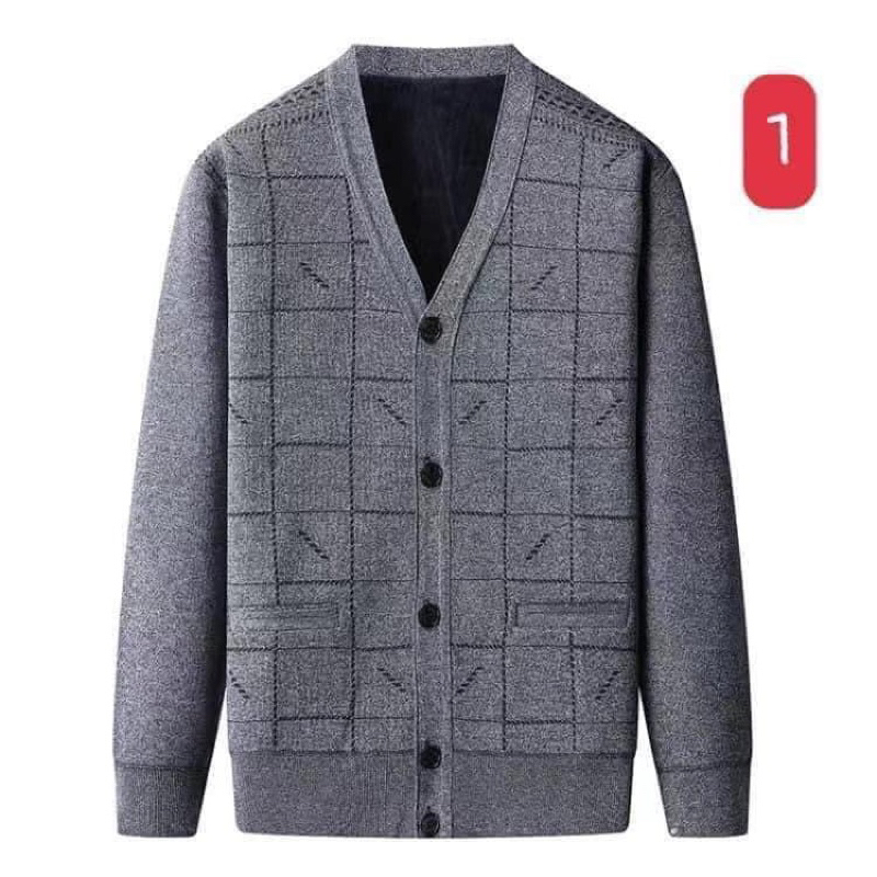 ÁO KHOÁC LEN CARDIGAN TRUNG NIÊN TẶNG BỐ TẶNG ÔNG