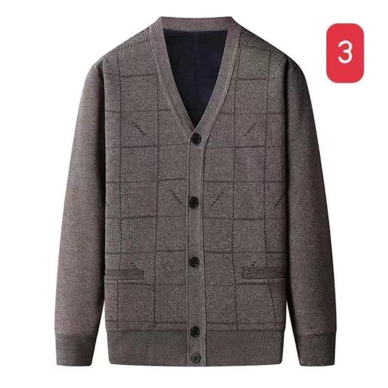 ÁO KHOÁC LEN CARDIGAN TRUNG NIÊN TẶNG BỐ TẶNG ÔNG