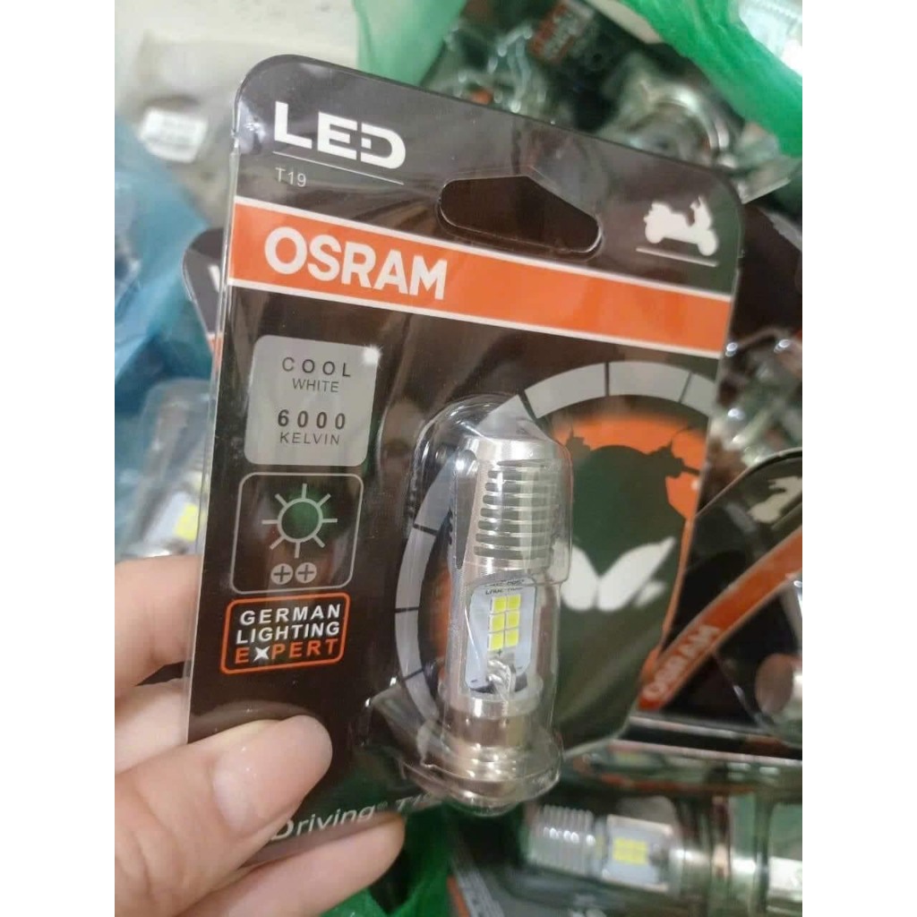 Bóng Pha LED Osram Dream- Wave siêu sáng - Chân M5-H4 Chạy Điện Bình Điện Máy
