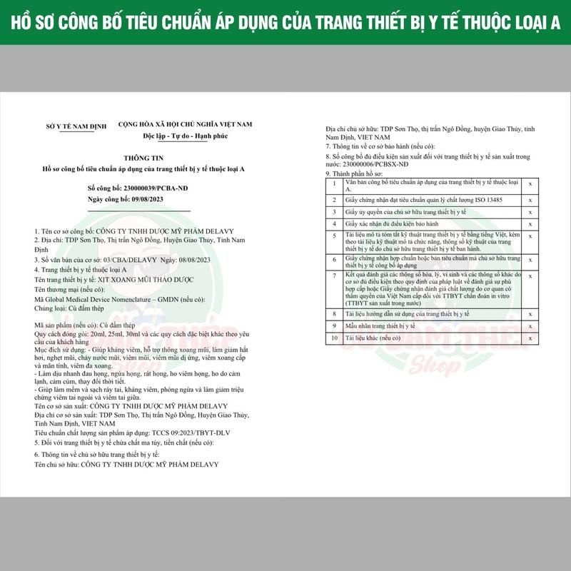 Xịt Xoang Mũi Thảo Dược Cú Đấm Thép 25Ml,Hết Viêm Xoang Khoang Mũi Thông Thoáng Sạch Mũi Tức Thì