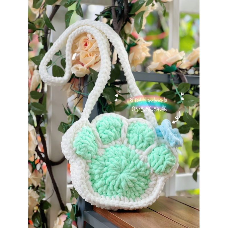 CAT PAW BAG | Túi Chân Mèo siêu cute từ len handmade