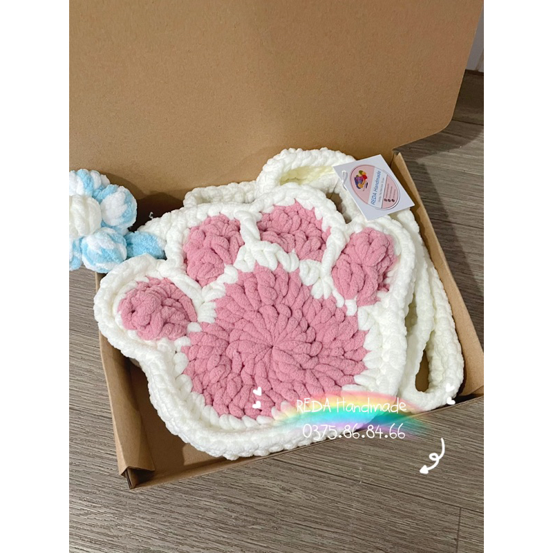 CAT PAW BAG | Túi Chân Mèo siêu cute từ len handmade