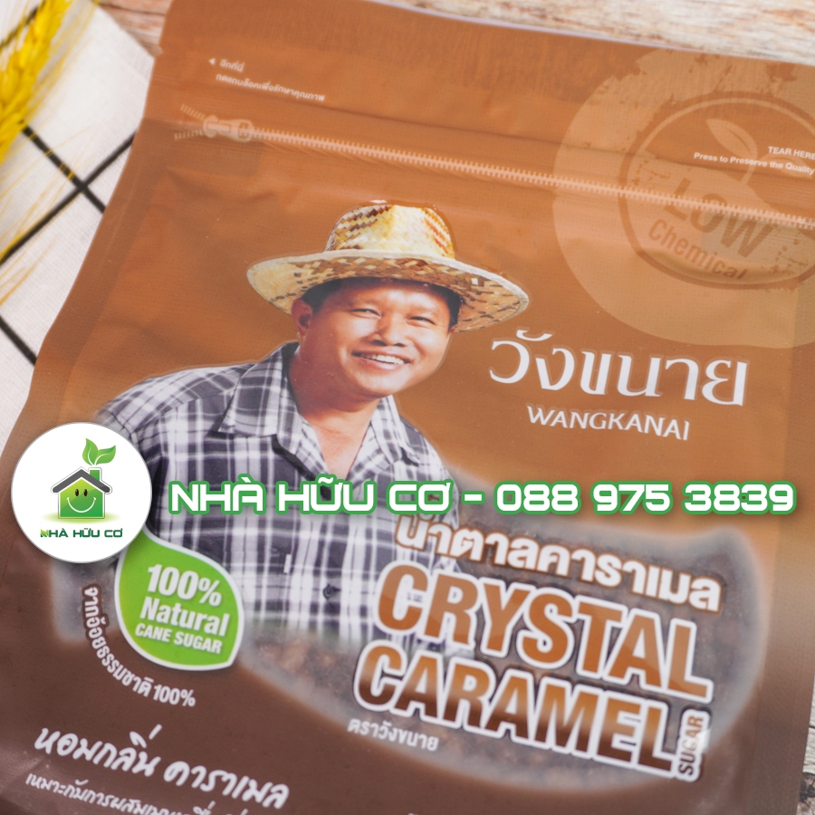 Đường phèn Thô tự nhiên - KHÔNG TẨY TRẮNG - Thái Lan 500g/100g - Date: 5/2026 - Shanti