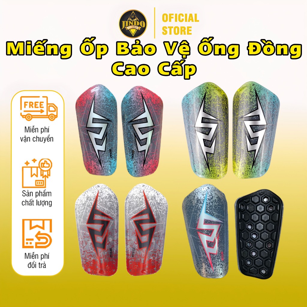 Bọc Ống Đồng Ốp Ống Khuyển Bảo Vệ Chân (1 đôi) Shin Guards Cao Cấp Chất Liệu Tốt Êm Nhẹ JindoSoccer JSD26
