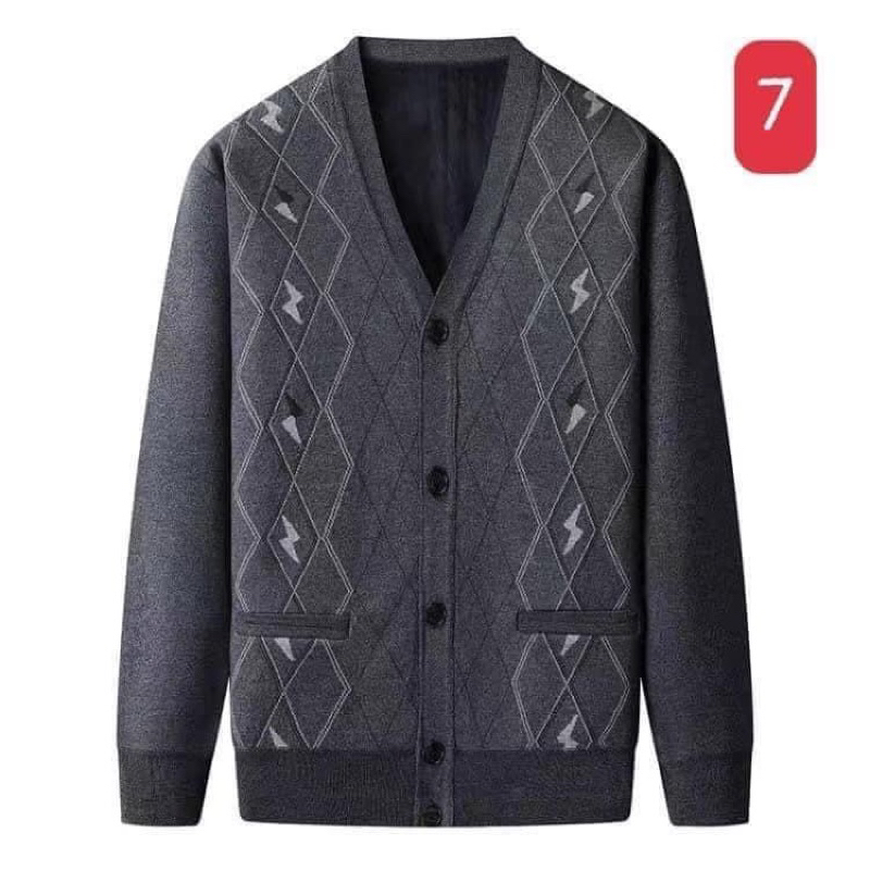 ÁO KHOÁC LEN CARDIGAN TRUNG NIÊN TẶNG BỐ TẶNG ÔNG