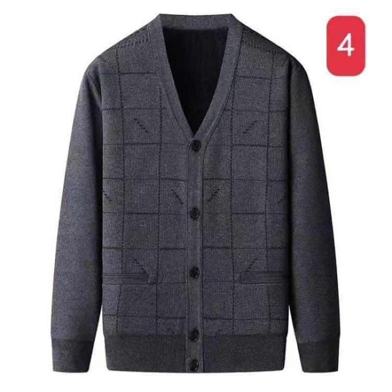 ÁO KHOÁC LEN CARDIGAN TRUNG NIÊN TẶNG BỐ TẶNG ÔNG