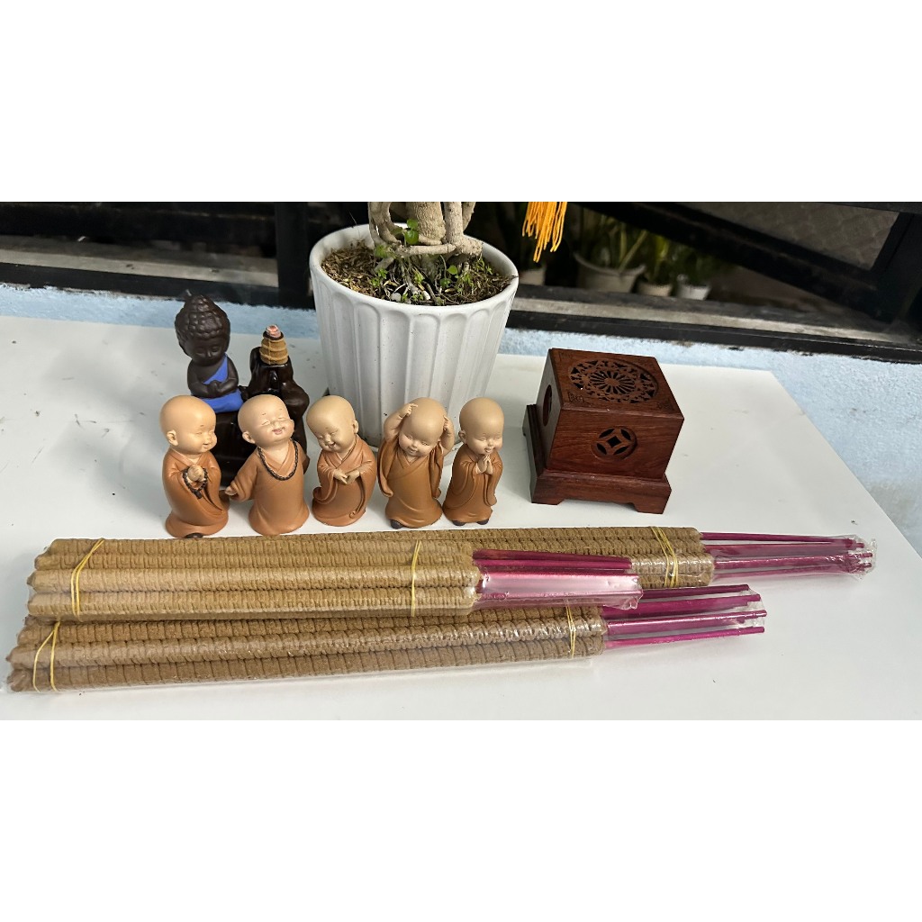NHANG TRẦM HƯƠNG  BÓ 10 cây LOẠI 1- Dài 30 cm, 38cm, 48 cm