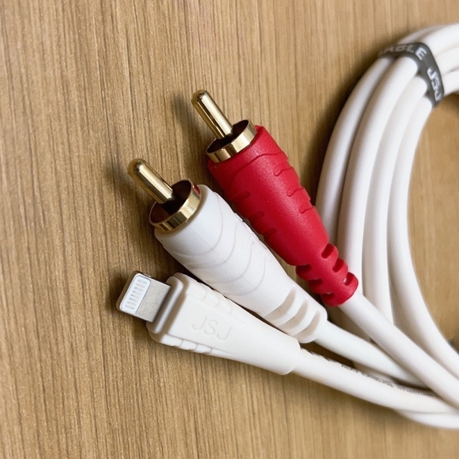 Dây cáp âm thanh từ iPhone ra AV loa Cáp bền bảo hành đổi mới 3 tháng