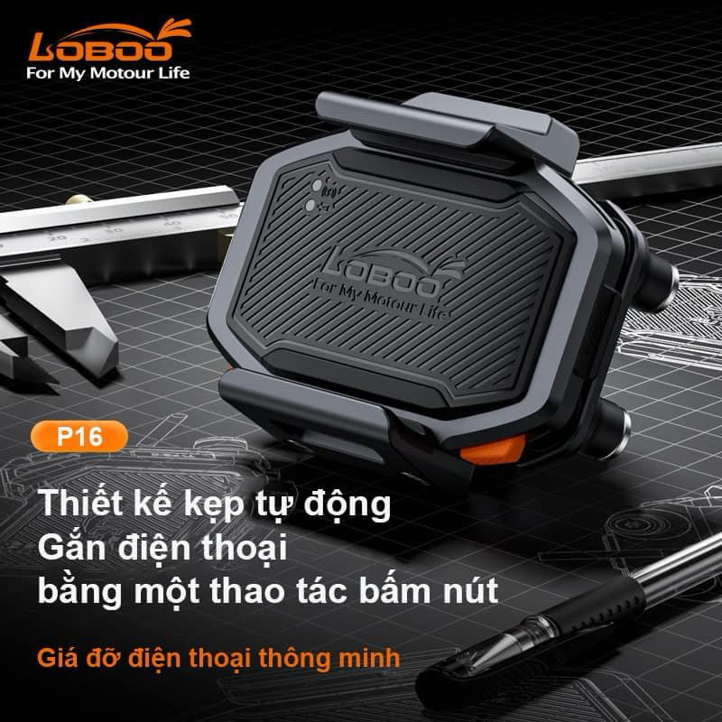 Giá đỡ điện thoại Loboo P16 chống rung - Sạc không dây - Chính Hãng BH 1 năm