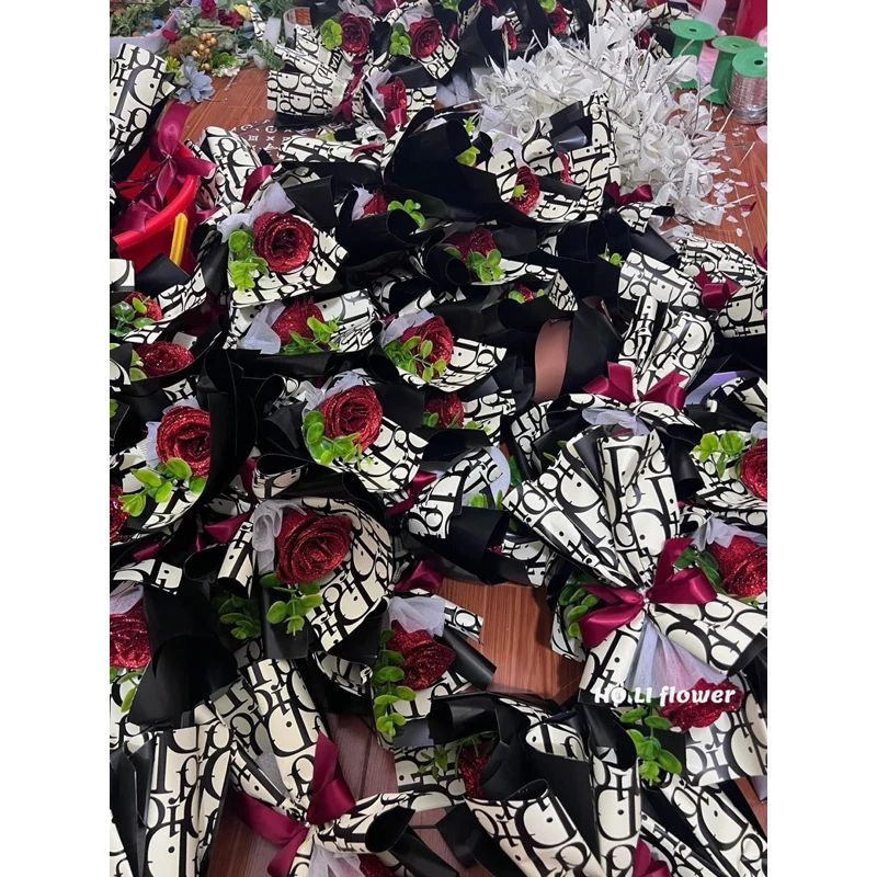 Hoa hồng dio 1 bông kèm túi