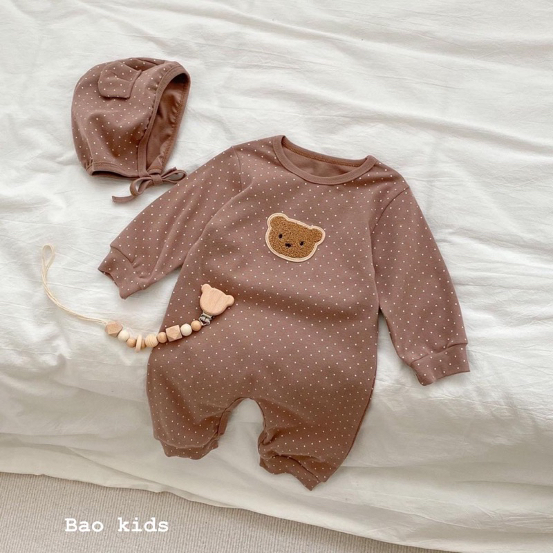 Bao Kids ❤️ Body + mũ thun lạnh siêu mềm mại Co giãn 4 chiều. Thấm hút mồ hôi
