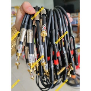 Dây tín hiệu 1 jack 3.5mm-2 jack 6mm