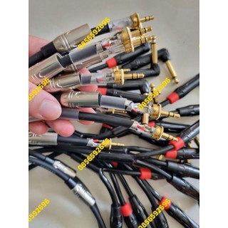 Dây tín hiệu 1 jack 3.5mm-2 jack 6mm