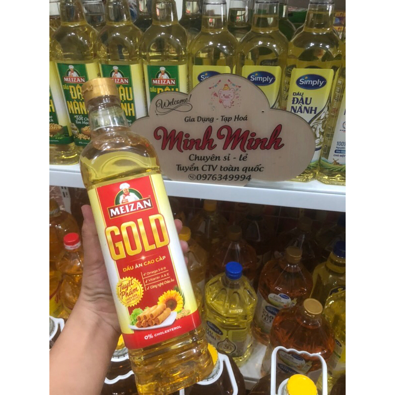 Dầu ăn Meizan Gold 1l