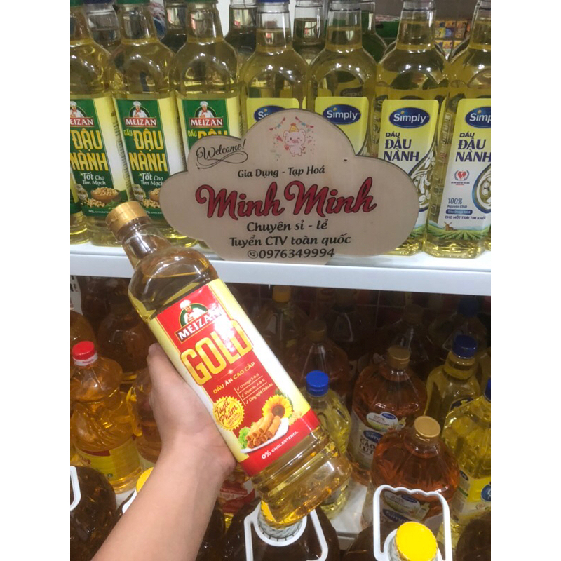 Dầu ăn Meizan Gold 1l