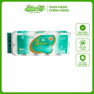 Combo 5 bịch giấy vệ sinh RM giấy đa năng Hà Nội Silk không lõi 3 lớp tan