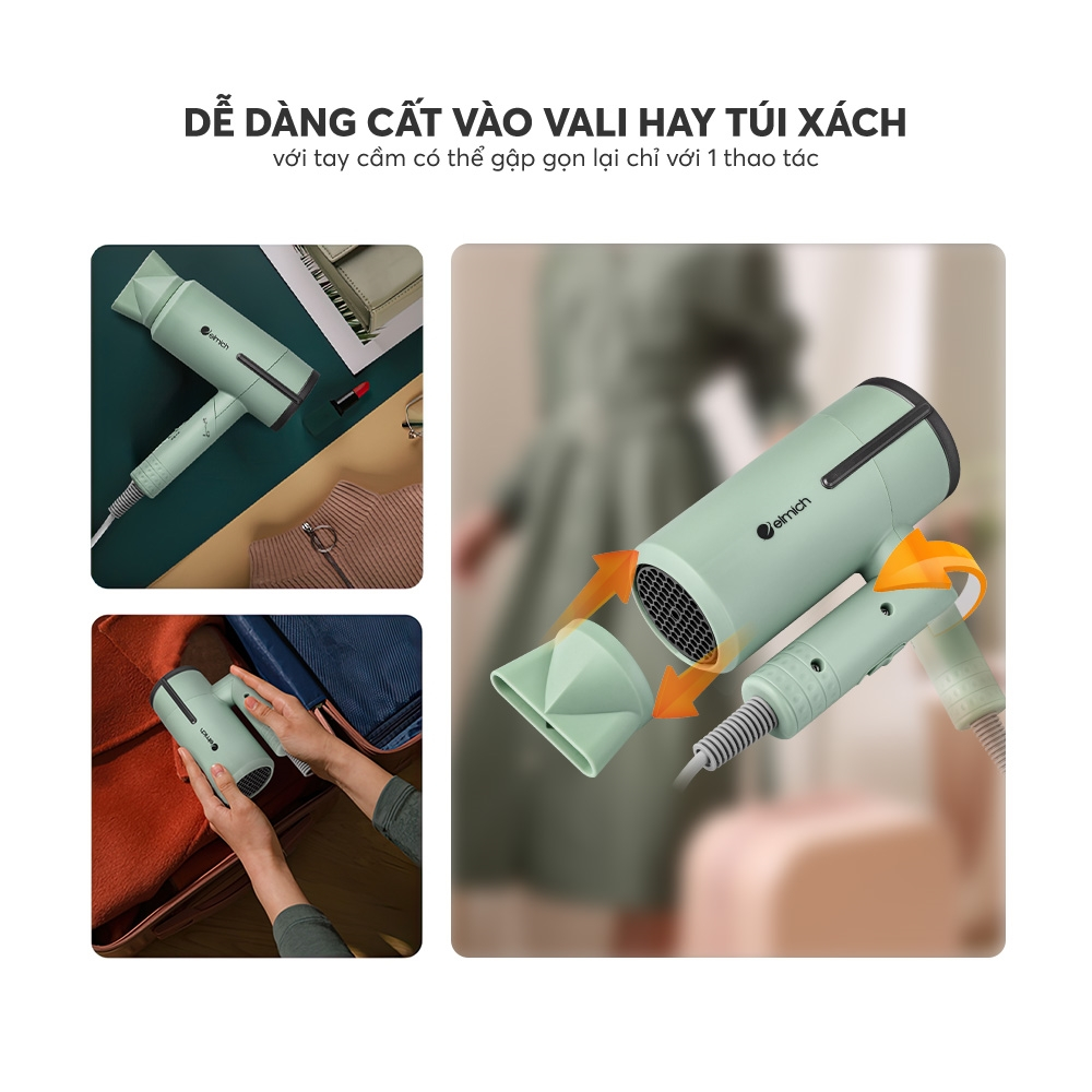Máy sấy tóc Elmich HDE-1820  - Hàng Chính Hãng