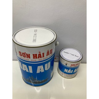 Sơn lót chống rỉ Epoxy Hải Âu màu Đỏ nâu Ep 502 (5L/Bộ)