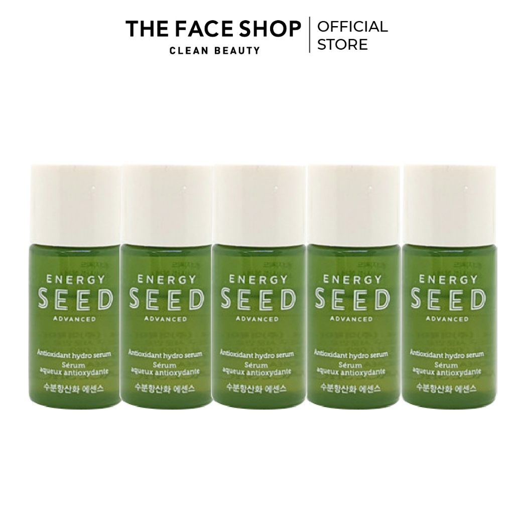 Combo 5 Tinh Chất Chống Lão Hóa THE FACE SHOP Energy Seed Antioxidant Hydro Serum 5ml