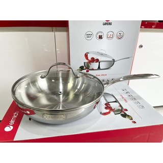 Chảo xào inox 304 đáy liền nguyên khối Elmich Trimax EL-3796 size 26cm