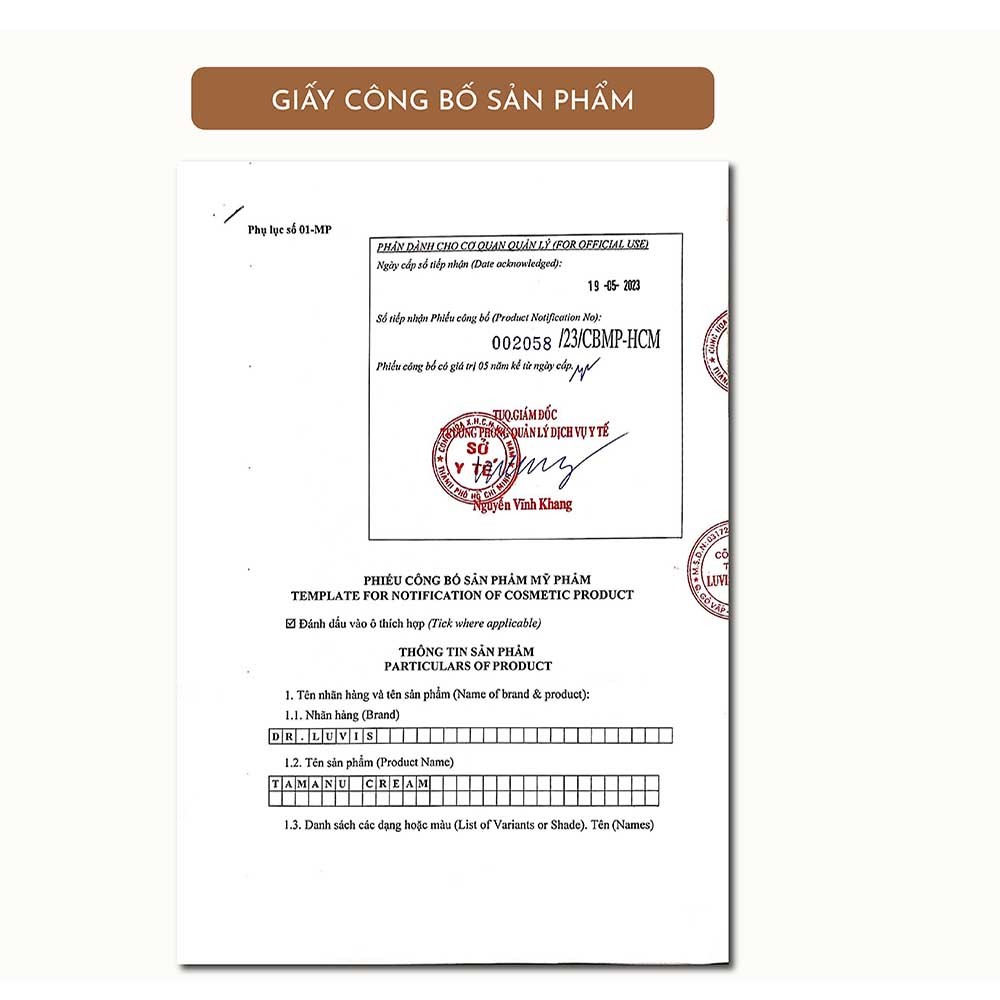 Kem Giảm Mụn Mù U - Tamanu Cream Dr.Luvis Thông Thoáng Lỗ Chân Lông 10gr