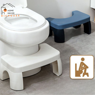 Ghế kê chân toilet, ghế để chân đi vệ sinh dày dặn tiện dụng cho người lớn và trẻ em chống táo bón