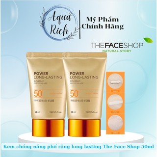 Kem Chống Nắng The Face Shop Thefaceshopnatural Sun Eco Power Long Lasting SPF50+ PA+++ 50ml