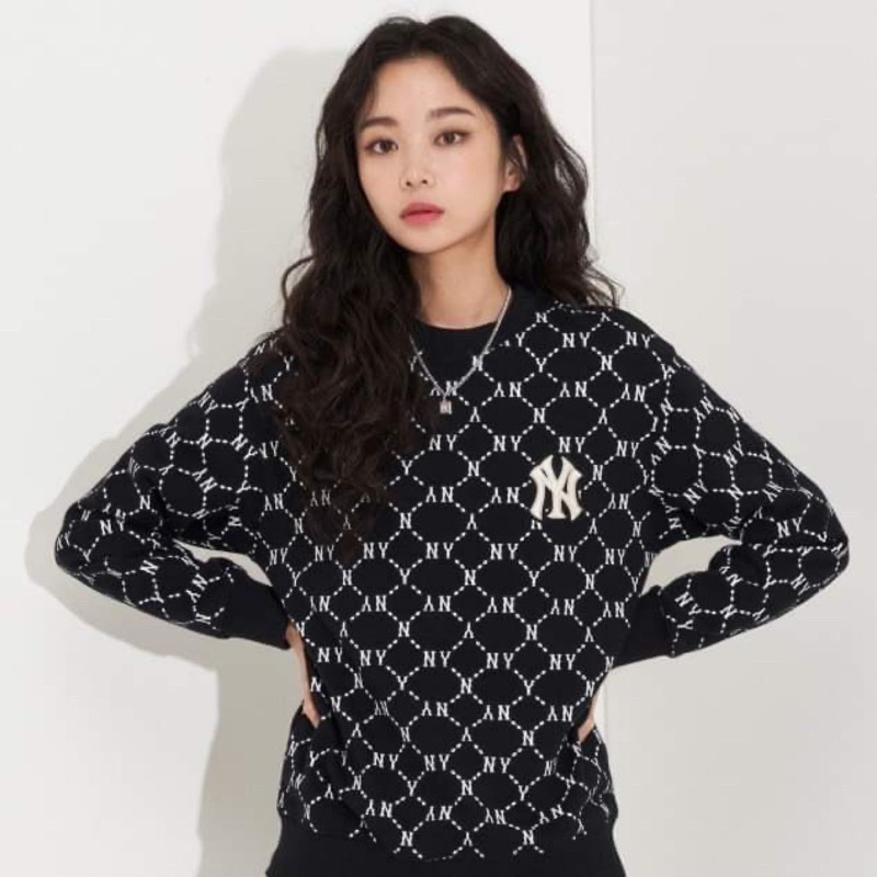 Áo Sweater - tay dài nỉ da cá M.L.B