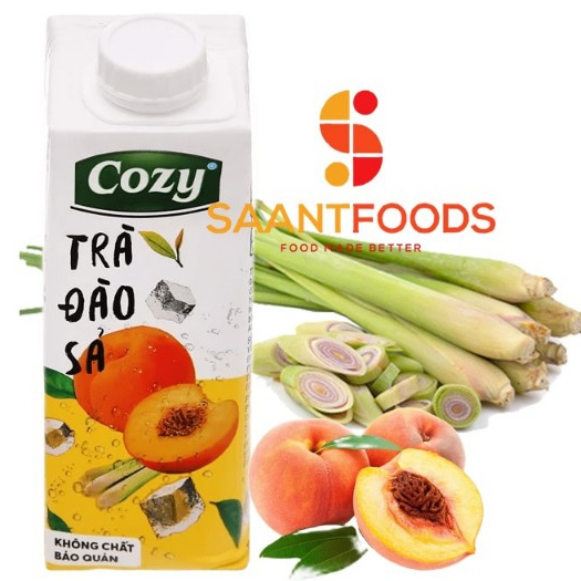 Trà Đào Sả Cozy (Lốc 4 hộp)