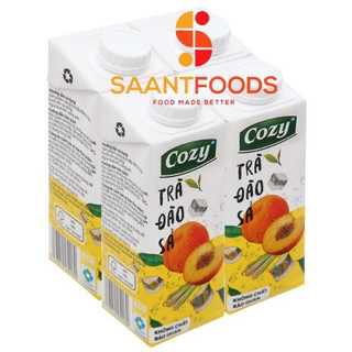 Trà Đào Sả Cozy (Lốc 4 hộp)