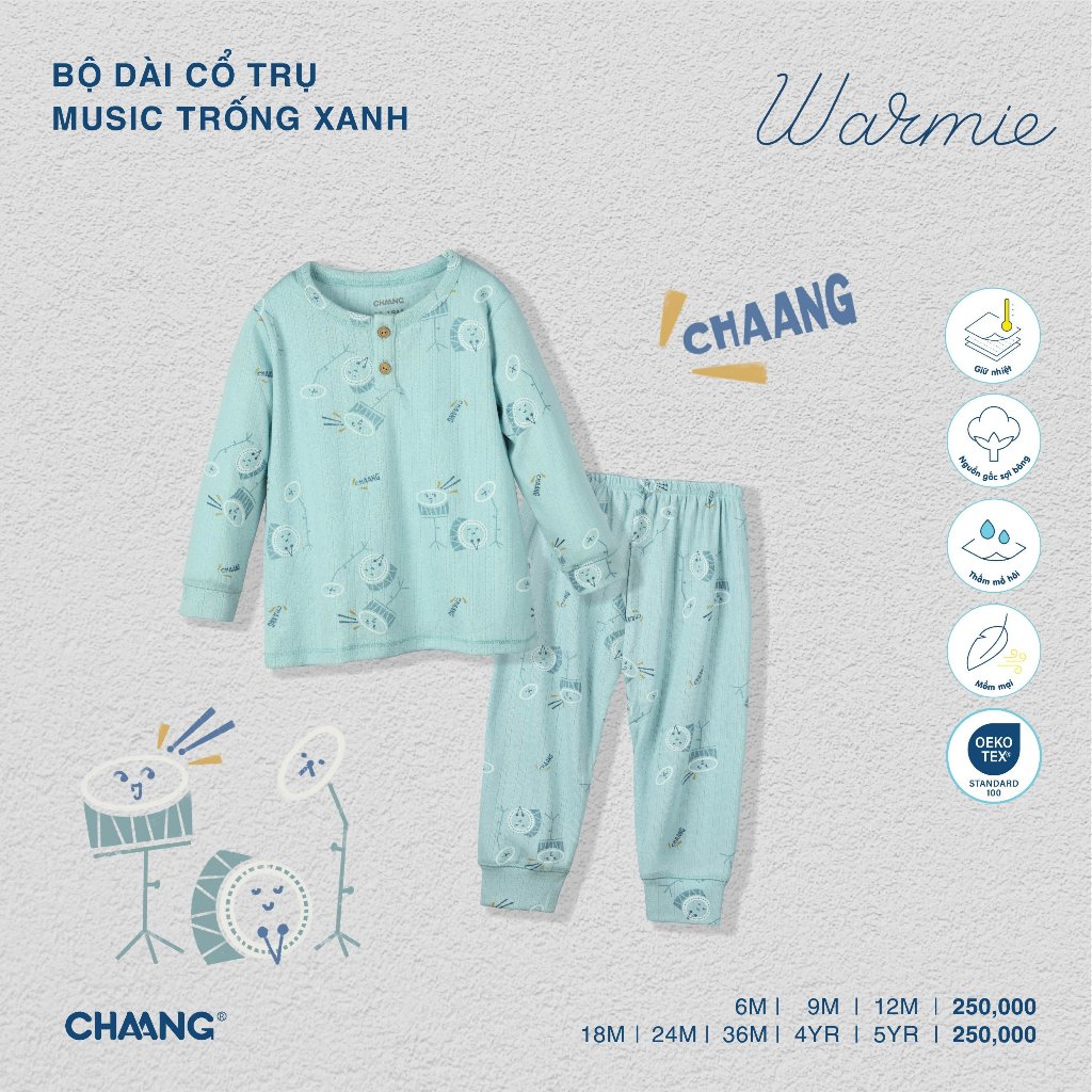 Bộ Quần Áo Dài Tay Music CHAANG AW23D11