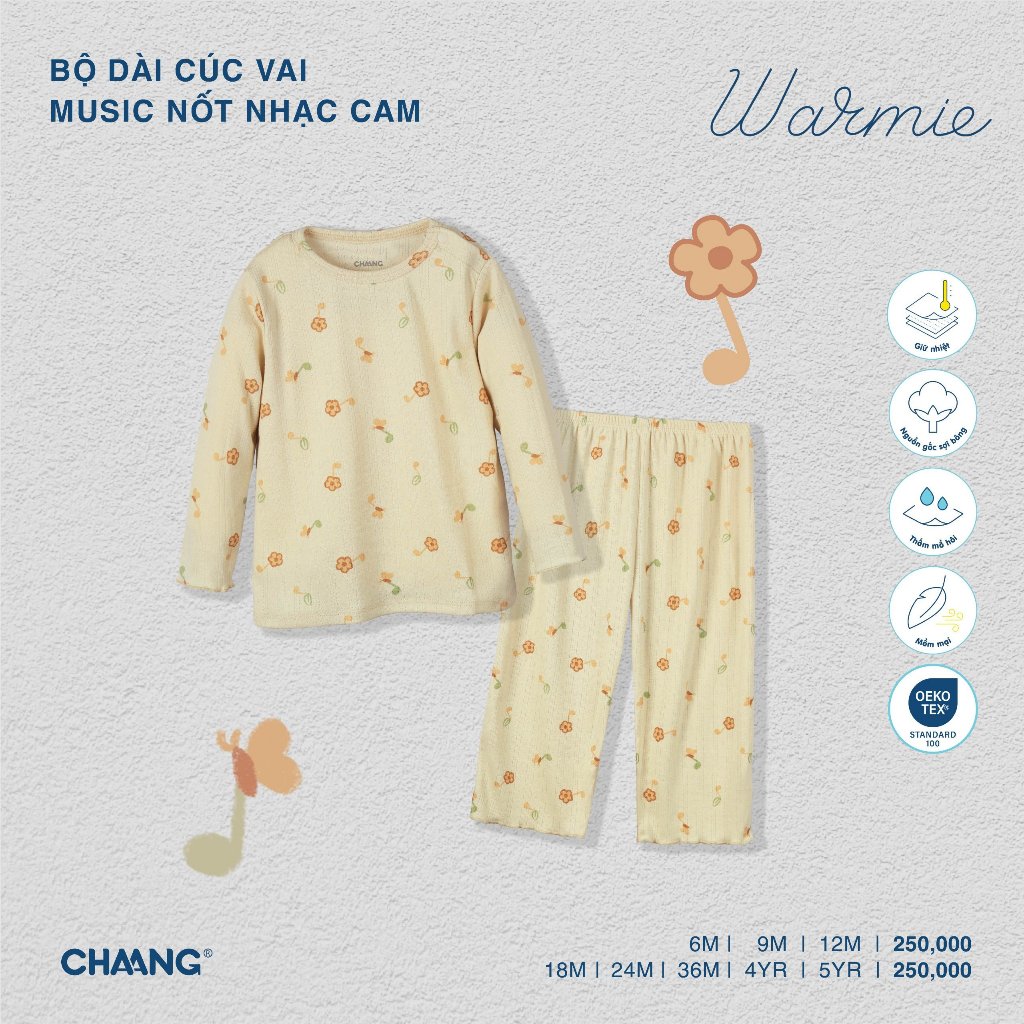 Bộ Quần Áo Dài Tay Music CHAANG AW23D11